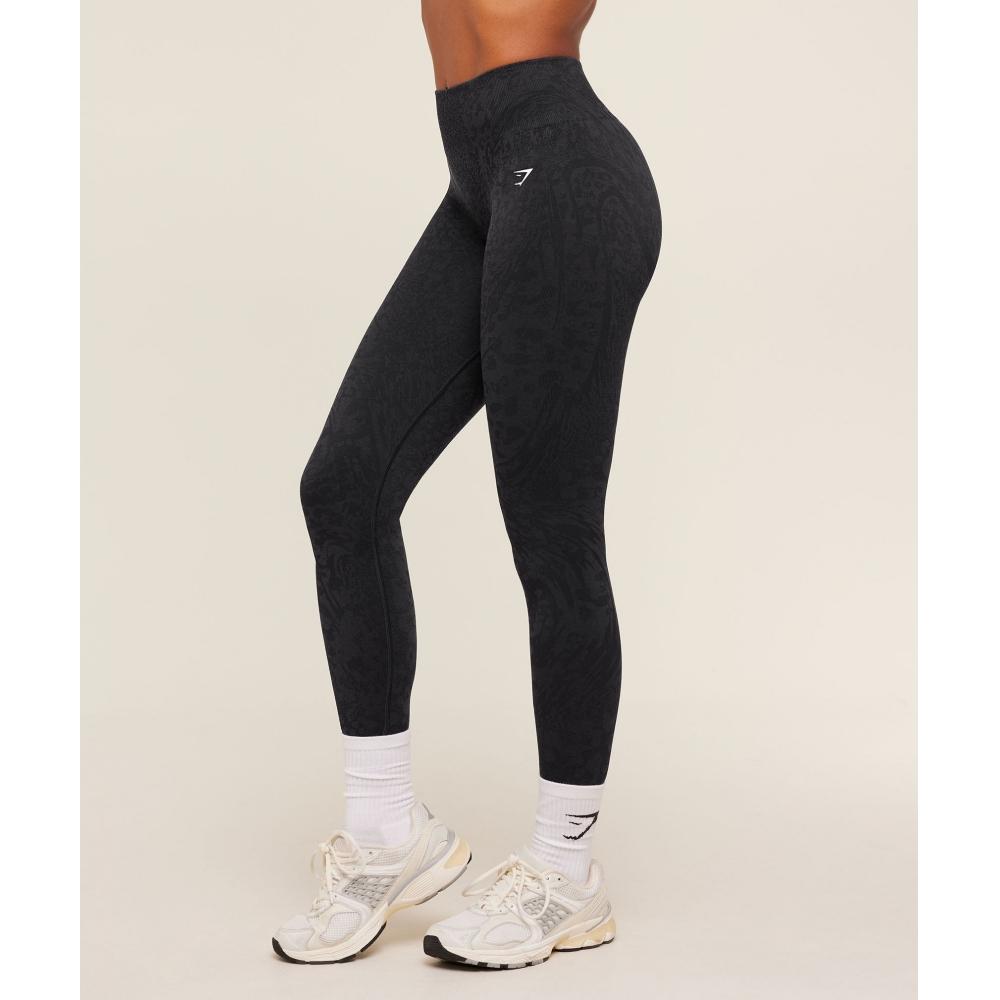 Gymshark Adapt Animal X Whitney Leggings Black    Asphalt Grey B6b2k Bdpr