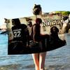 Band My C-Chemical R-Romance Microfiber Printed Beach Towel Mountain Climbing Yoga Beach Swimming Running Absorbent Soft Towel