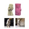 Flowerpot Moulds Vase Molds Portrait Shape Flowerpot Molds Epoxy Resin Mold Pen Storage Holder Molds for Crafting