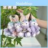 Sweet Rabbit Starry Plush Doll Keychain Fluffy Soft Toy Great Gift Idea