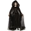 Kle opp Nett Spøkelseskappe Gjennomsiktig Hettekappe Mote Kvinner Halloween Kostyme Barn