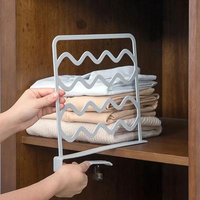 Séparateurs d'étagères de placard Organisateur de séparateurs de vêtements Cloison d'étagère de garde-robe Étagères Étagères métalliques Accessoires pour la maison