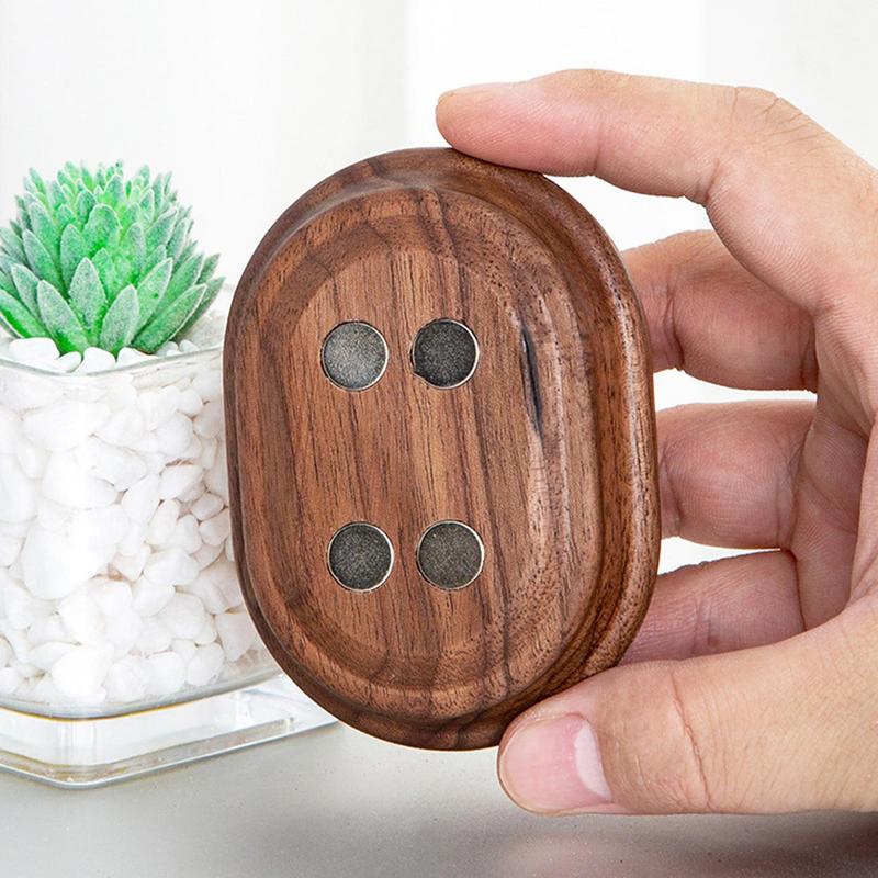 Door Opening Chime Magnetic Attached Doorbell Door Opening Chime Front Door Ornaments Hangings Decoration Wooden Brass Magnetic