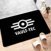 Games V-Vault T-Tec Logo Entrance Door Mat Washable Non-Slip Living Room Sofa Chairs Area Mat Kitchen Welcome Doormat