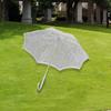 Umbrelă de soare Albă Rezistentă la ploaie Ornament Brodat Fotografie Nuntă Costum Elegant Doamnă Romantică