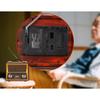 Wood Stero Wireless Bluetooth Speaker HIFI Sterero Mp3 Player Radio Receiver Rechargeable FM/AM/SW SUPPORT USB/SD/TF