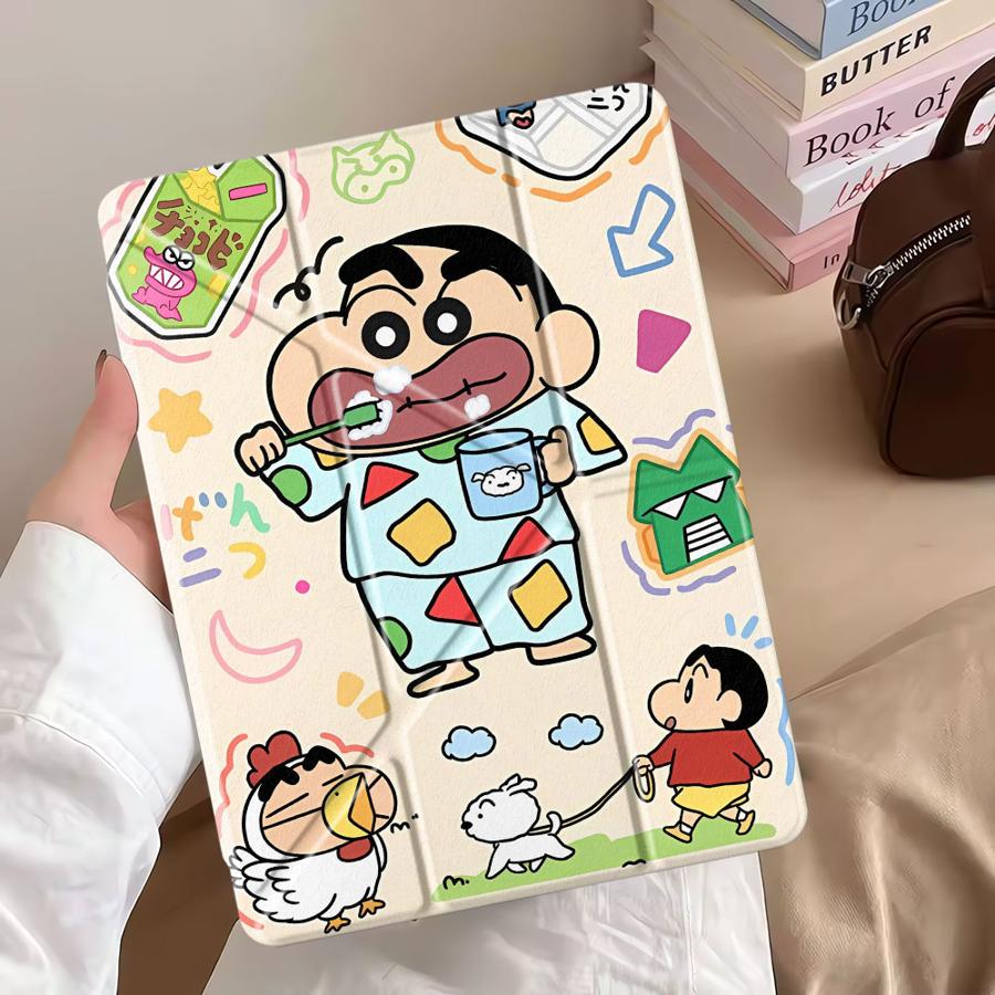 Tablet Case For iPad Air 4 5 M3 M2 1 2 M4 11inch Pro 2025 Pro 11th 10th 9th 8th 7th 12.9inch Mini 6 7 Holder Cover Cra-yons