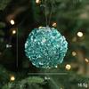 Glitter Christmas Ball Ornaments for Christmas Tree Decor Hanging Balls