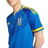 adidas Mens World Cup 2026 Ukrainian Football Federation Away Shirt