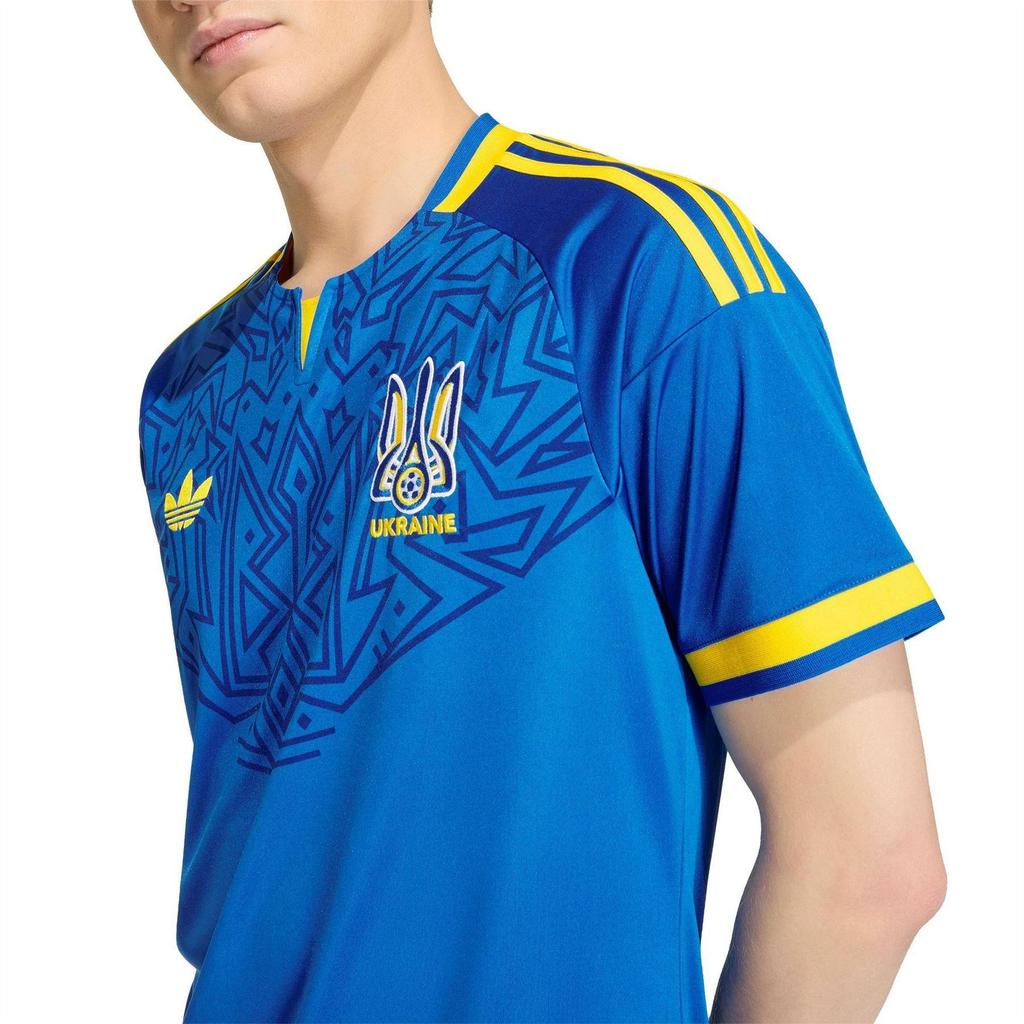 adidas Mens World Cup 2026 Ukrainian Football Federation Away Shirt