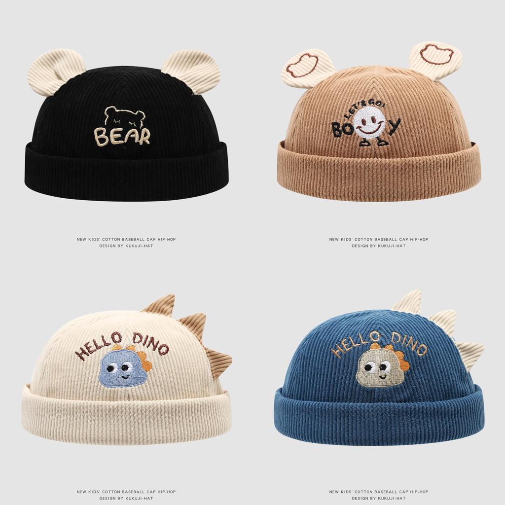 Children Corduroy Baseball Cap With Sun Protection And Breathability For Kids