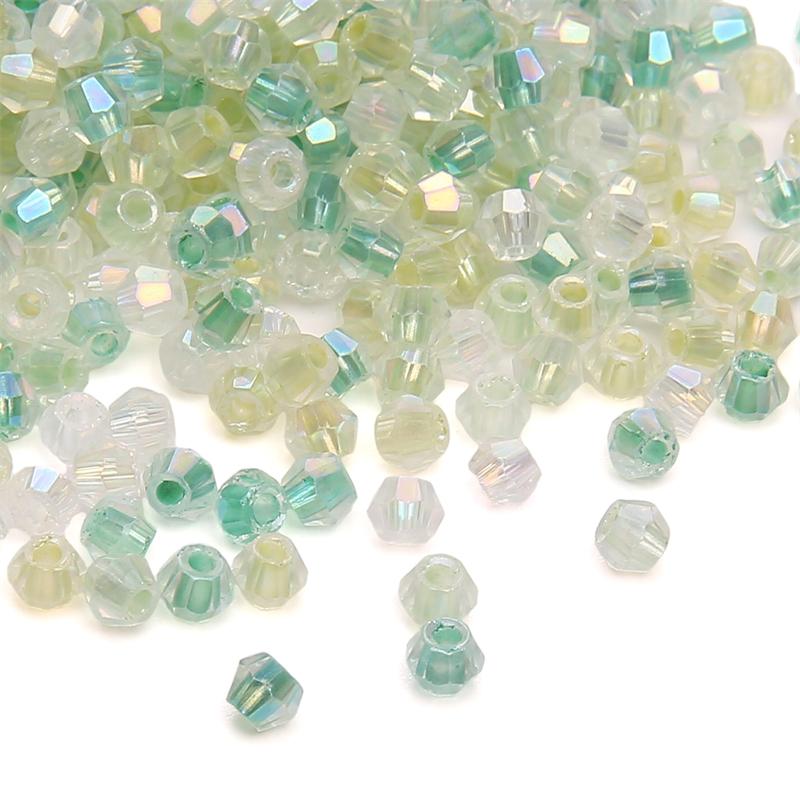 135 Stück Glasperlen, Charm-Anhänger, illusionäre Form, tschechische Perlen, Saatperlen, Abstandsperlen für die Schmuckherstellung, Zubehör