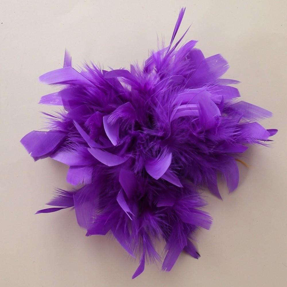 Faux Feather Fabric Corsage Large Lapel Pin Chic 16cm Flower Brooch Mother's Day