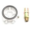 Universal Aluminum Oil Filter Sandwich Plate Thread Adapter, Oil Cooler Pressure Temp Gauge Adapter Kit