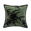 Classic Bamboo Luxury Chenille Jacquard Throw Pillowcase Decorative Cushion Cover 45x45cm Medieval Style Home Deco