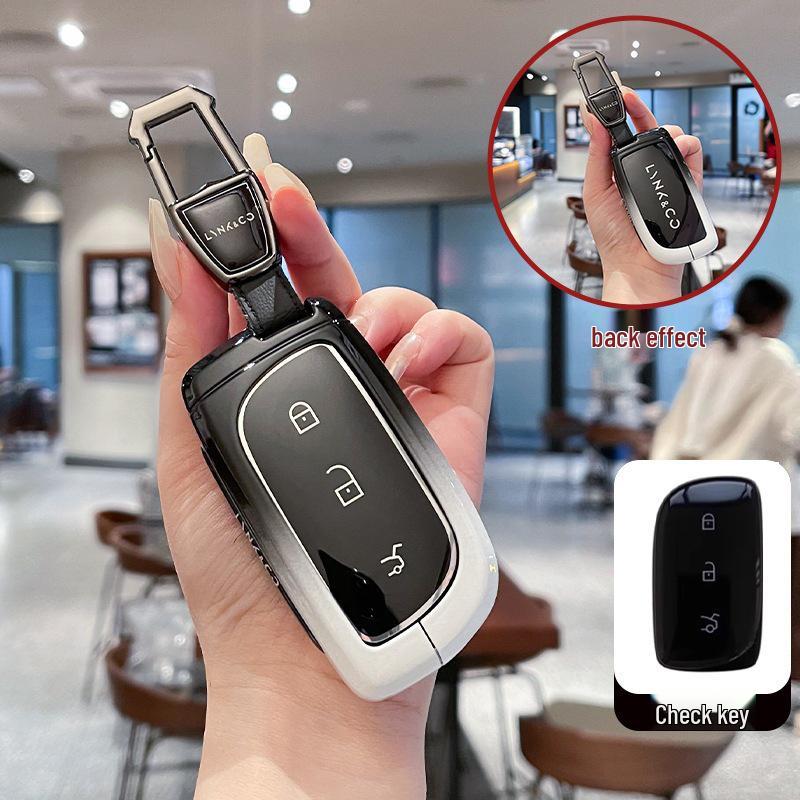 Lynk & Co Z20 Z10 900 Metal Car Key Case Shell - High-End 2025 Fully Enclosed Design