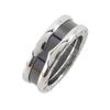 Save the Children Ring Silver925/Black Ceramic #4.3(US Size) 5.9g Women Used