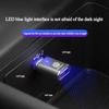 USB To Type-C Adapter LED Light OTG Micro TypeC Female Adapters Connector For Volkswagen VW Golf Amarok T5 Phaeton Teramont ID3