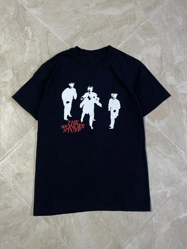 

The Wonder Stuff band artwork black T-shirt short sleeve S to 45Xl 1F2014 Unisex T-Shirt S
