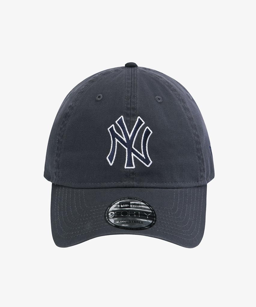 NEW ERA Mlb New York Yankees Basic Outline Unstructured Ball Cap Dark Graphite