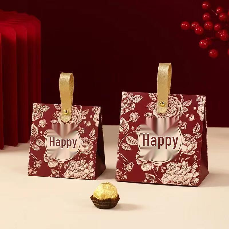 Patterned Candy Box: Wedding Gift & Souvenir Packaging Small 8.5cm*11cm