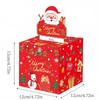 Christmas Theme Drawing Money Gift Box Santa Claus Christmas Tree Creative Red Christmas Surprise Box Festive Party Gifts