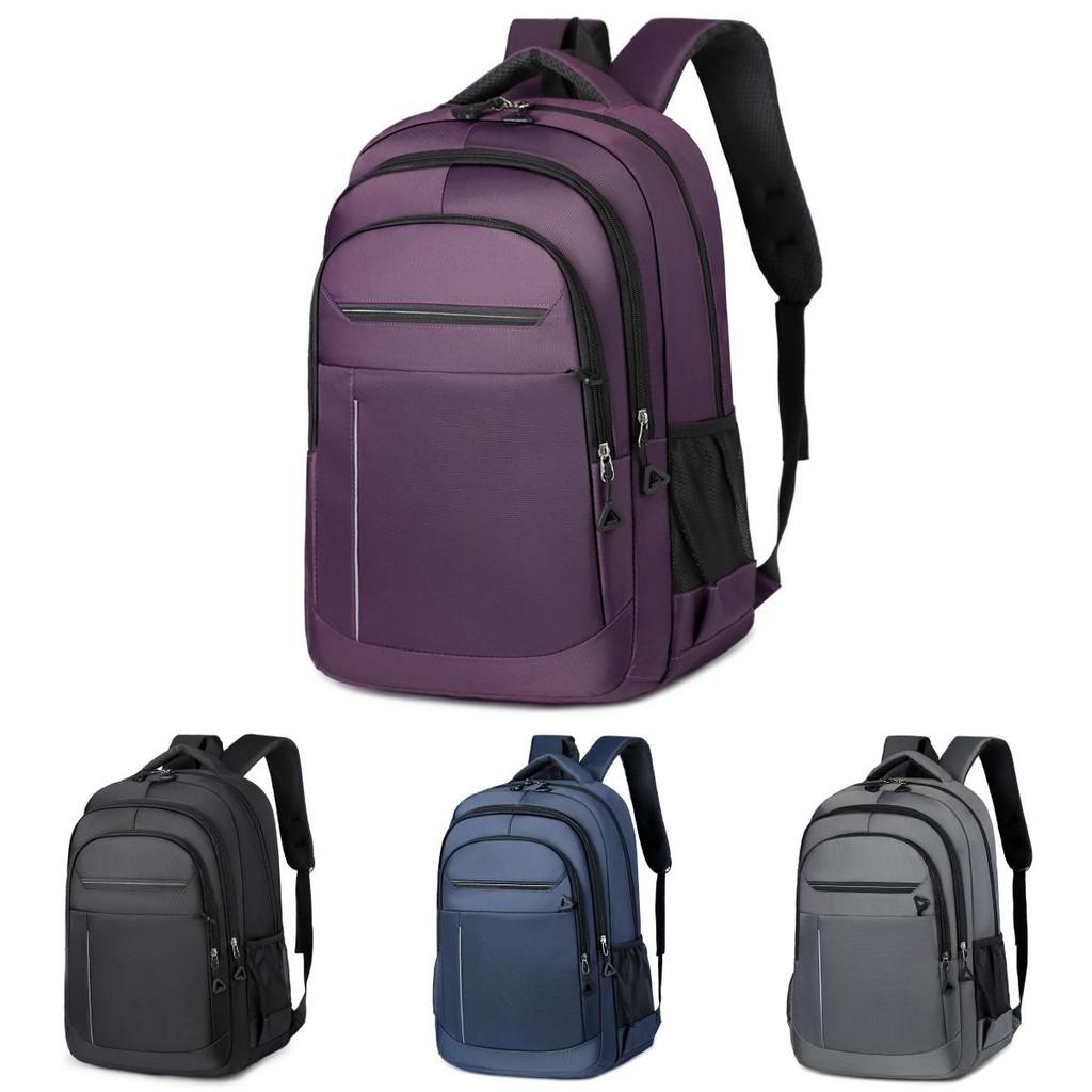 Sac à dos décontracté en tissu Oxford pour hommes et femmes avec design respirant et compartiment pour ordinateur portable 16 pouces