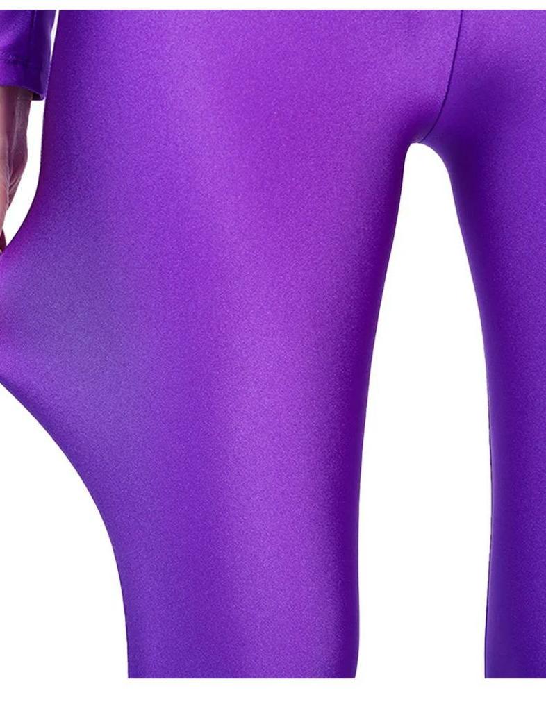 Nylon Long Sleeve Bodysuit for Gymnastics, Yoga, and Dance