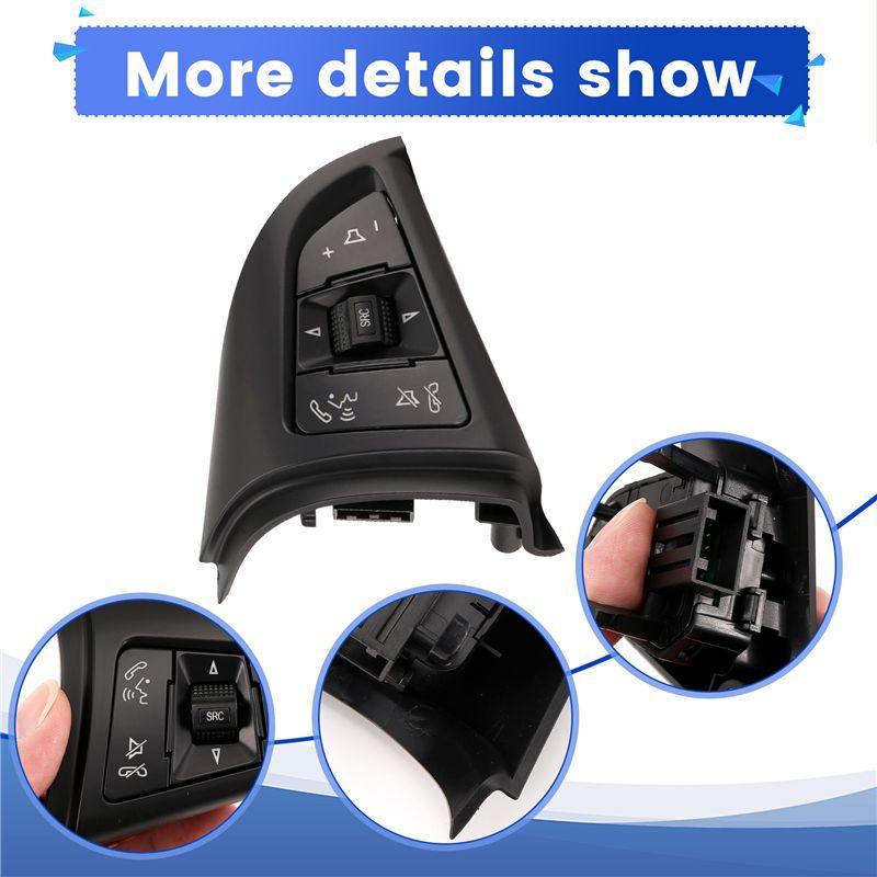 Car Steering Wheel Right Multifunction Button Telephone Volume Control Switch 96892135 For Cruze 2009-2014