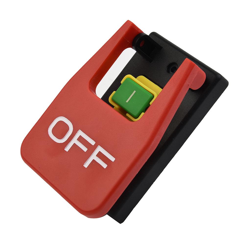 Factory Workshop Button Switch Electromagnetic Switch 50 60Hz 1PC 240V AC250V On Off KJD17B-16 KEDU For Lathe Saw