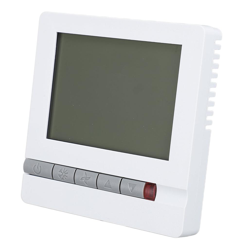 DC Brushless Fan Thermostat with LCD Screen Digital Smart Room Thermostat for Room Heating with Adju