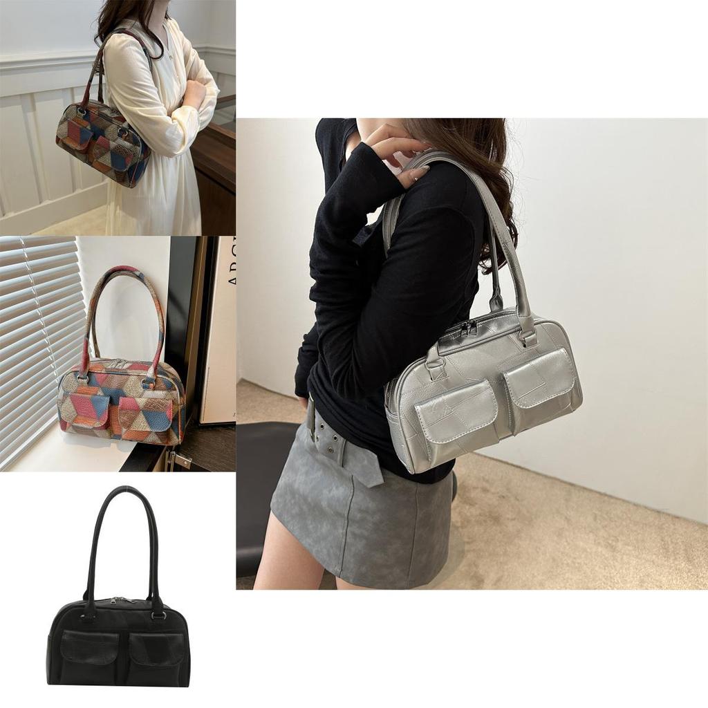 Trendy 2024 Fashionable Simple Handbag Stylish Korean Casual Tote Bag For Women
