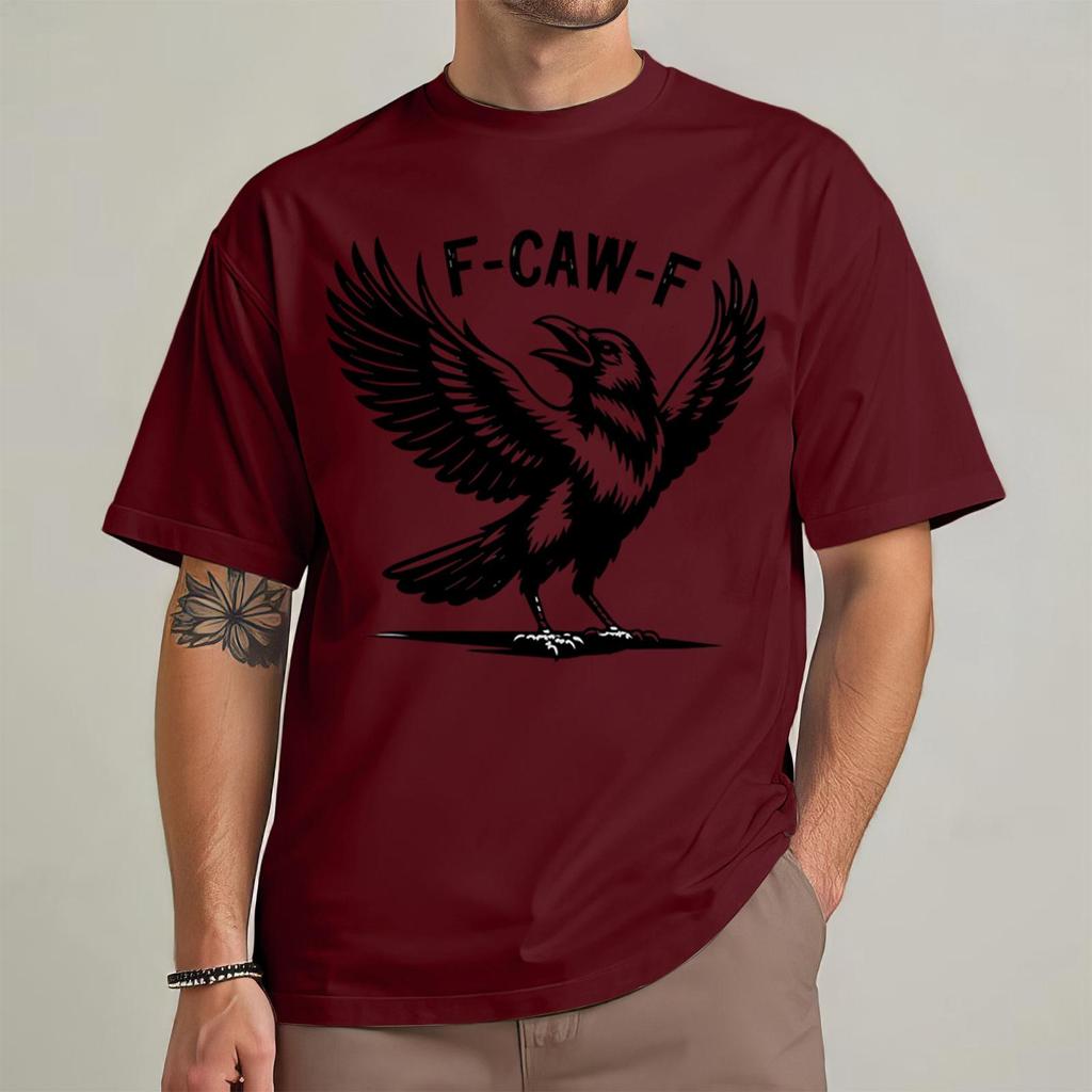 Men's Fashion Casual  Printed Short Sleeve Round Neck Pullover Tops