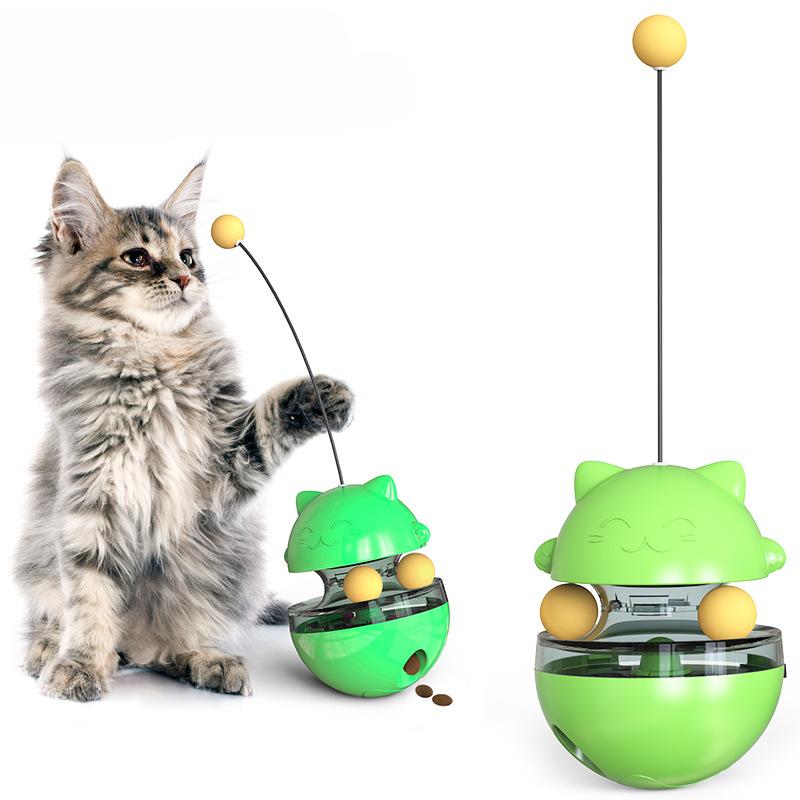 Pet Supplies Manufacturer Wholesale Company New Hot Style Gourd Tumbler Cat Teaser Wand Self-Entertainment Cat Toy