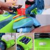 Robot Toys for Kids Spinning Stunt Car Toys Dancing Electric Trike Kids Motorcycle Cartoon Toy Interactive Toy with Music Light