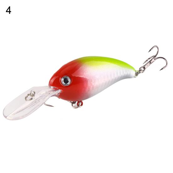 1 buc Crank 3D Eyes Nalucă de pescuit Momeală tare Bas Crankbait Ascuțit cârlig de pește