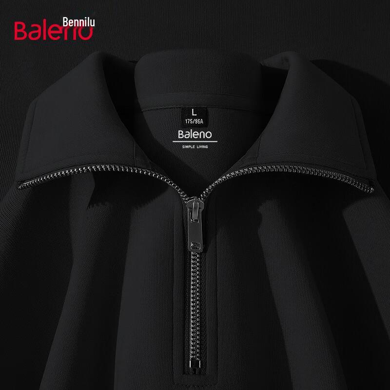 Baleno Men's Stand-Collar Casual Pullover Sweatshirt