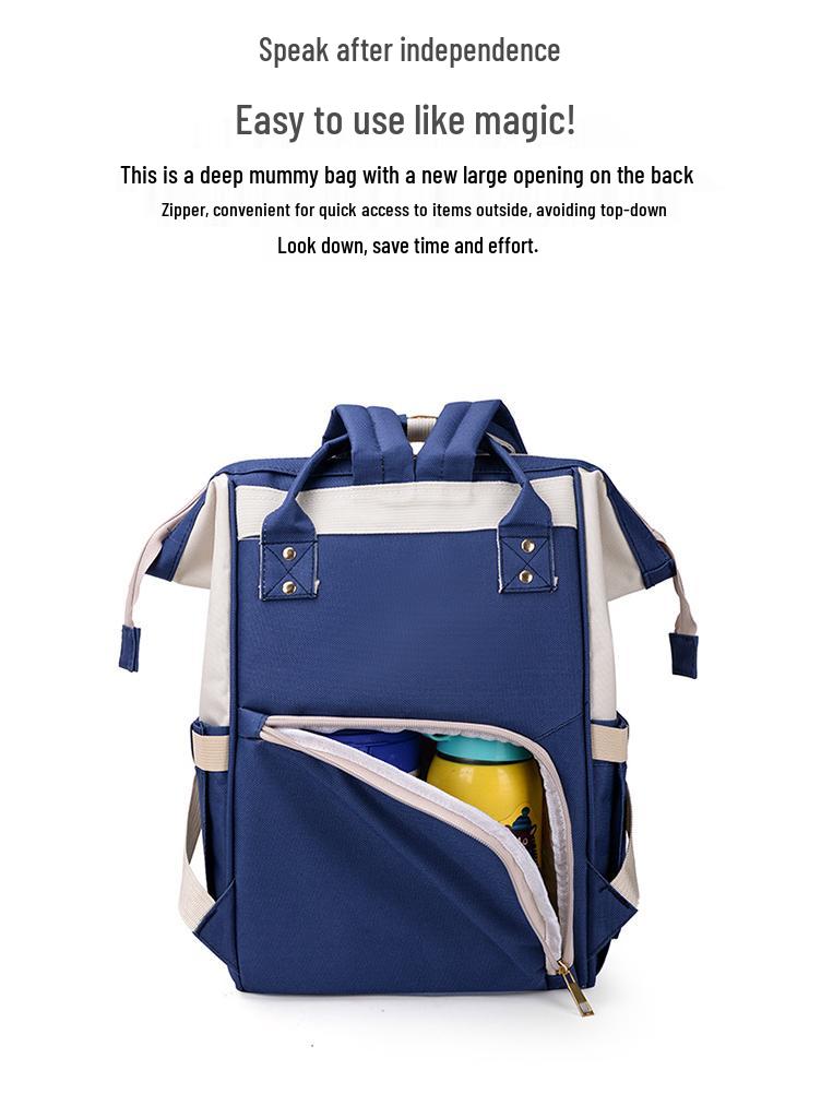 2025 Stylish Mommy Backpack: Large Capacity Travel Bag for Young Moms