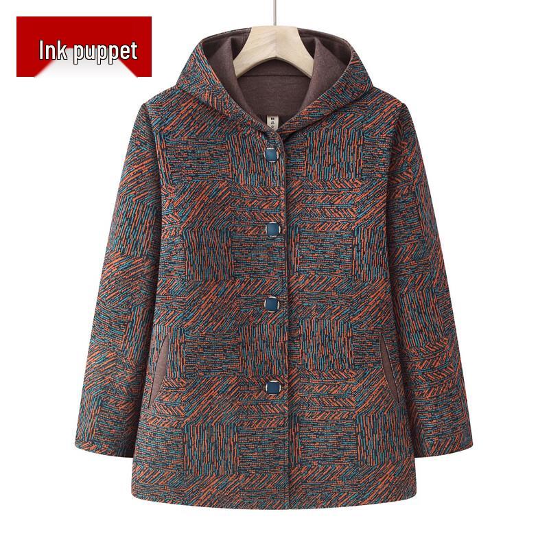 Women's Plus Size Hooded Jacket