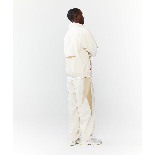 Reebok X Vector Stand Collar Loose Casual Long Sleeve Windbreaker Unisex Outerwear Beige REJU4EJ30I1