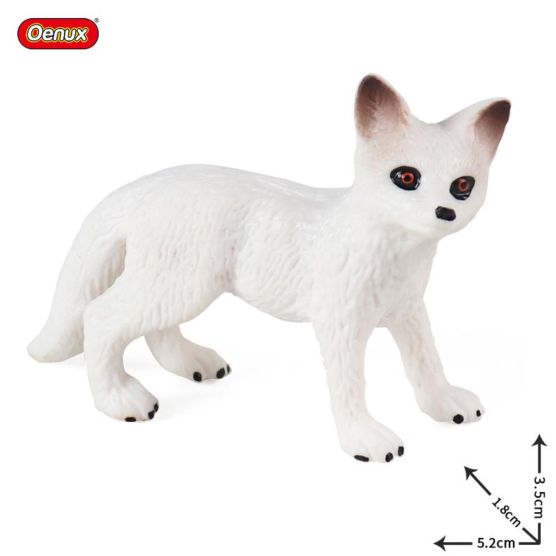 Oenux Mini Christmas Trees Cedar Woodland Animals Cake Toppers Accessory Fox Deer Rabbit Squirrel Antelope Model Decor Kids Toy