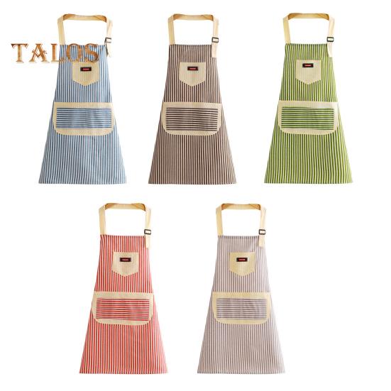 Avental feminino alça ajustável à prova de óleo estilo coreano bonito fácil limpeza cinta avental para assar
