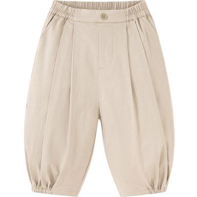 Minibala Girls' Spring Elastic Casual Long Pants