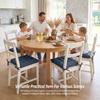 Square Tufted Chair Cushion Polyester Seat Pad Dining Chair Mat Comfort Backrest Pillow Home Office Computer Chair Accessories