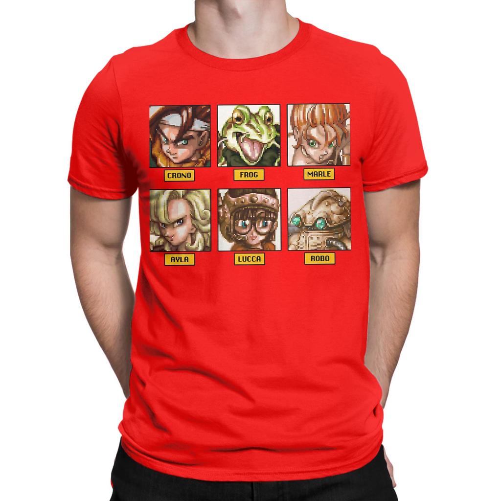Chrono Team Funny Graphic 100 Cotton Tshirt Chrono Trigger Tops Tees For Unisex