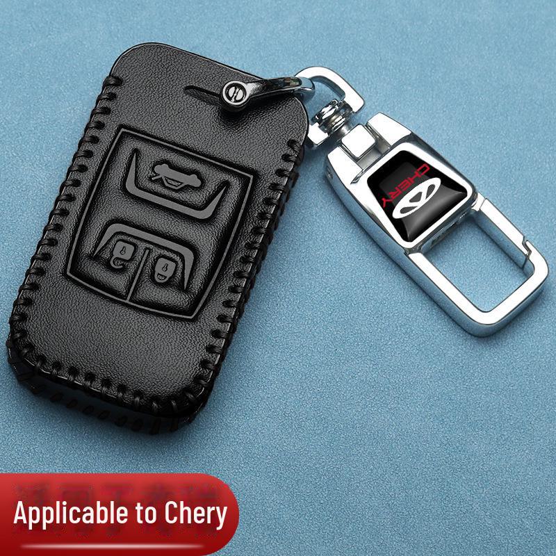 Chery Tiggo & Arrizo Leather Key Cover for 5x, 3, 9, 8 Plus/Pro, 7 Plus & Fengyun 2 Models