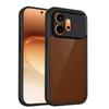 KEYSION Matte transluzente schwarze Handyhülle für HONOR 600 Pro 5G Weiches Silikon+PC Anti-Rutsch Stoßfeste Abdeckung für Huawei Honor 600