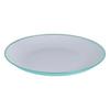 Aura PLASTIC PLATE White/mint 25.1 Made of Polystyrene