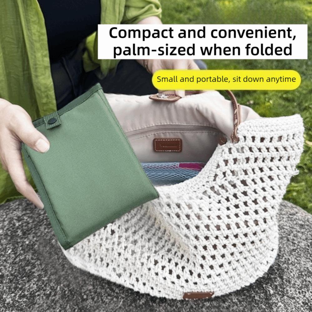 Portable Outdoor Sitting Pad Oxford Cloth Foldable Seat Cushion Camping Seat Pad Trekking