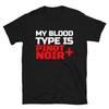 Pinot Wine Blood Type Funny Alcohol T-Shirt